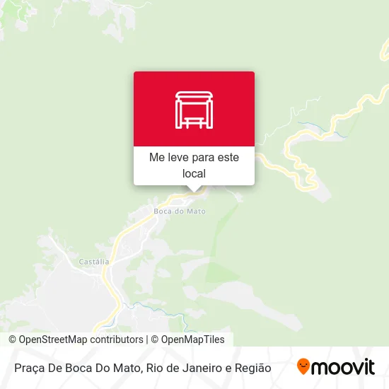 Praça De Boca Do Mato mapa