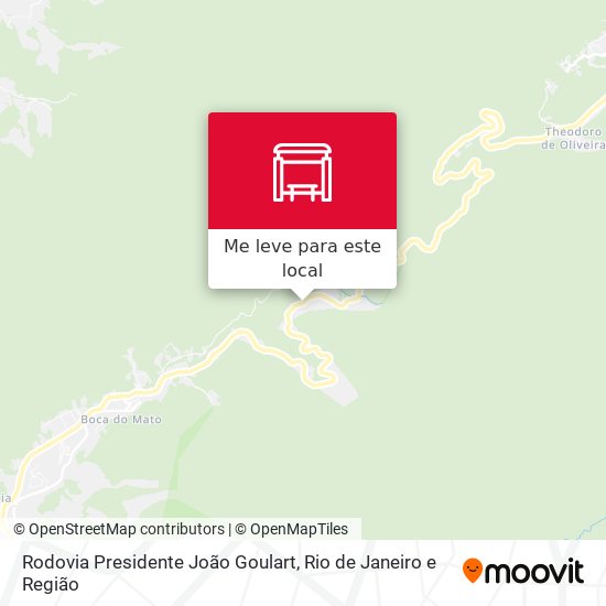 Rodovia Presidente João Goulart mapa