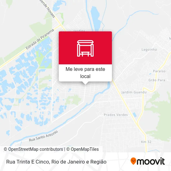 Rua Trinta E Cinco mapa