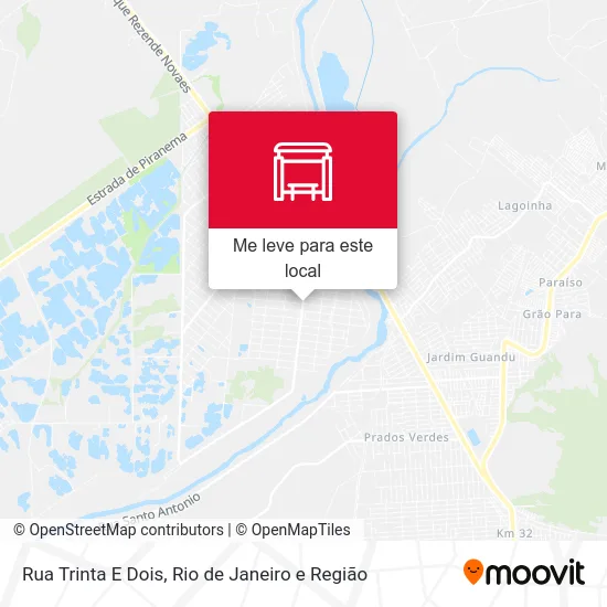 Rua Trinta E Dois mapa