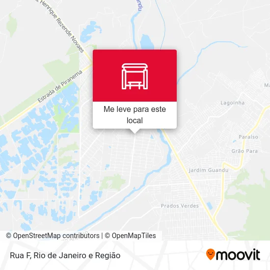Rua F mapa