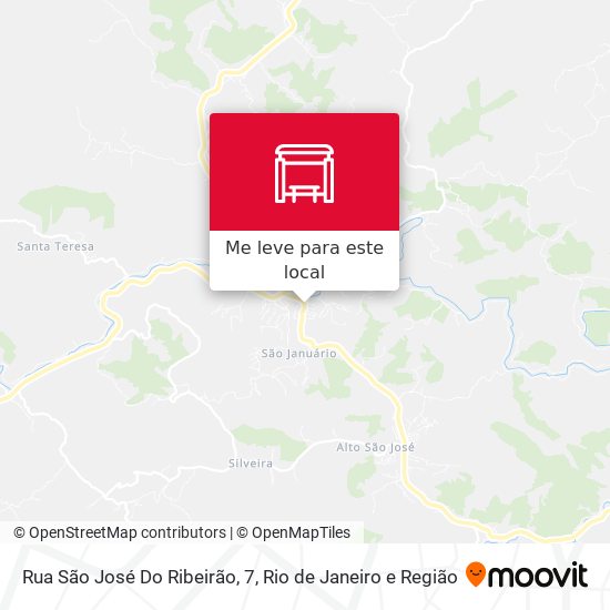 Rua São José Do Ribeirão, 7 mapa