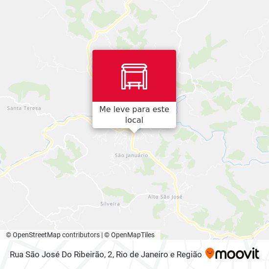 Rua São José Do Ribeirão, 2 mapa