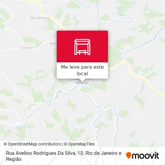 Rua Avelino Rodrigues Da Silva, 10 mapa