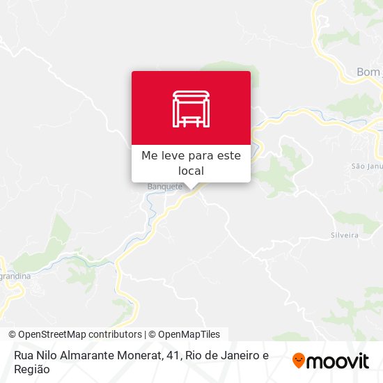 Rua Nilo Almarante Monerat, 41 mapa