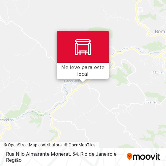 Rua Nilo Almarante Monerat, 54 mapa