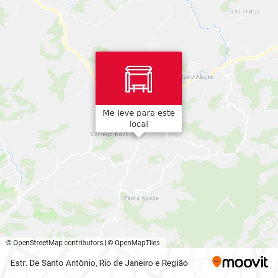 Estr. De Santo Antônio mapa