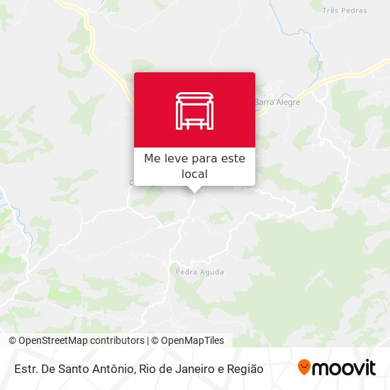 Estr. De Santo Antônio mapa