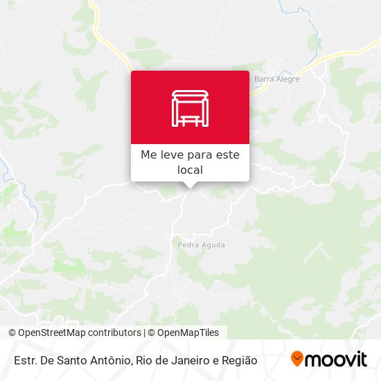 Estr. De Santo Antônio mapa