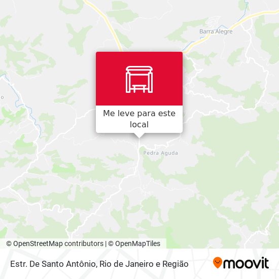 Estr. De Santo Antônio mapa