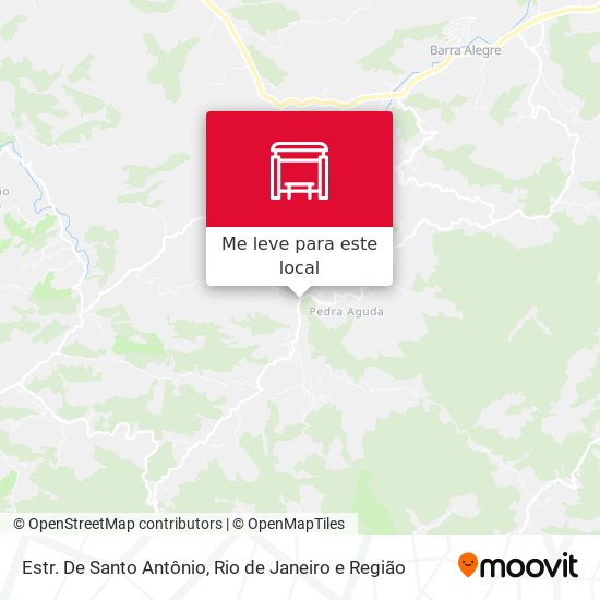 Estr. De Santo Antônio mapa
