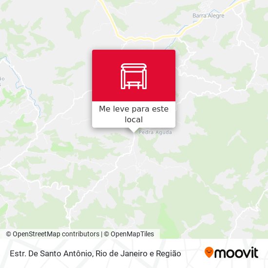 Estr. De Santo Antônio mapa