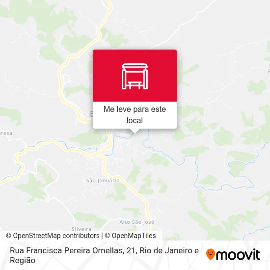 Rua Francisca Pereira Ornellas, 21 mapa