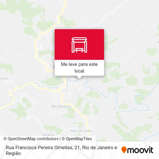 Rua Francisca Pereira Ornellas, 21 mapa