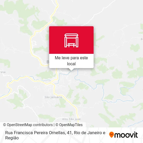 Rua Francisca Pereira Ornellas, 41 mapa