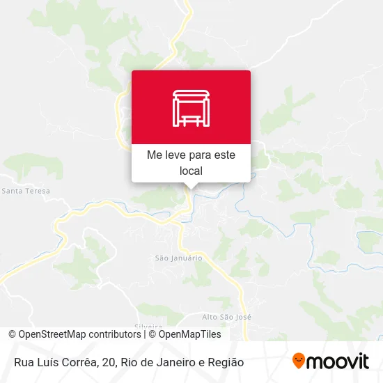 Rua Luís Corrêa, 20 mapa