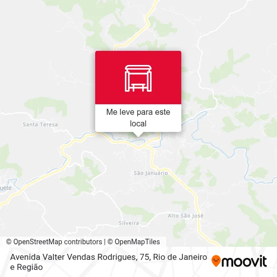 Avenida Valter Vendas Rodrigues, 75 mapa
