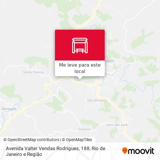 Avenida Valter Vendas Rodrigues, 188 mapa