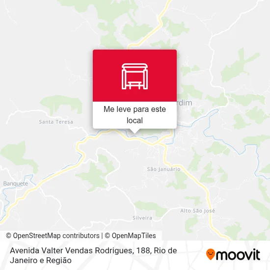Avenida Valter Vendas Rodrigues, 188 mapa