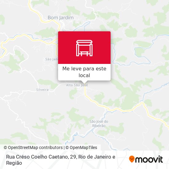 Rua Créso Coelho Caetano, 29 mapa