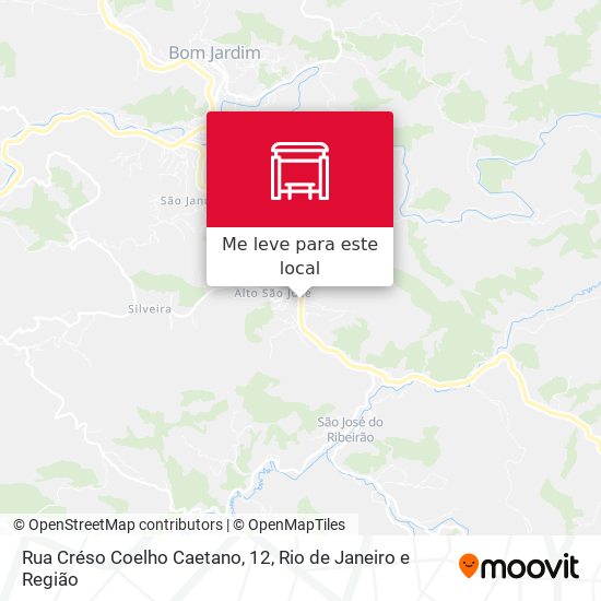 Rua Créso Coelho Caetano, 12 mapa