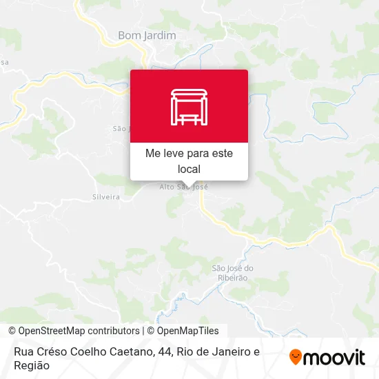 Rua Créso Coelho Caetano, 44 mapa
