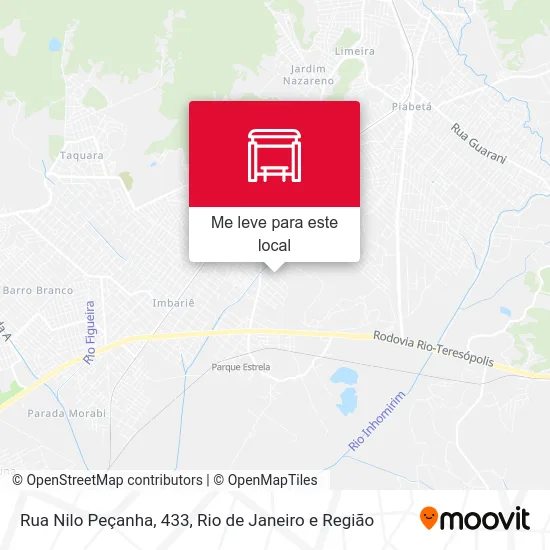 Rua Nilo Peçanha, 433 mapa