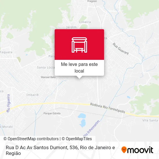 Rua D Ac Av Santos Dumont, 536 mapa