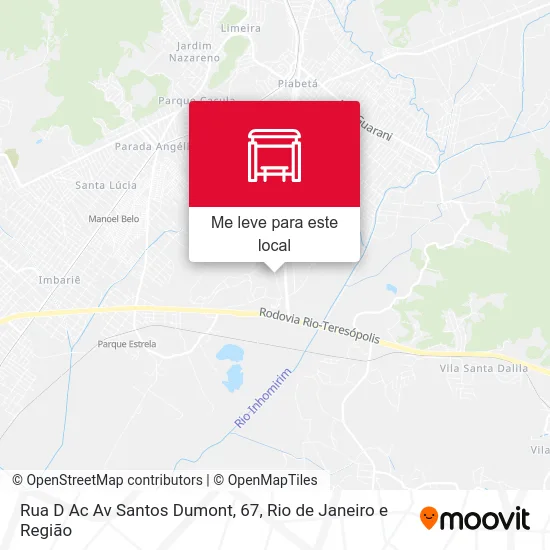 Rua D Ac Av Santos Dumont, 67 mapa