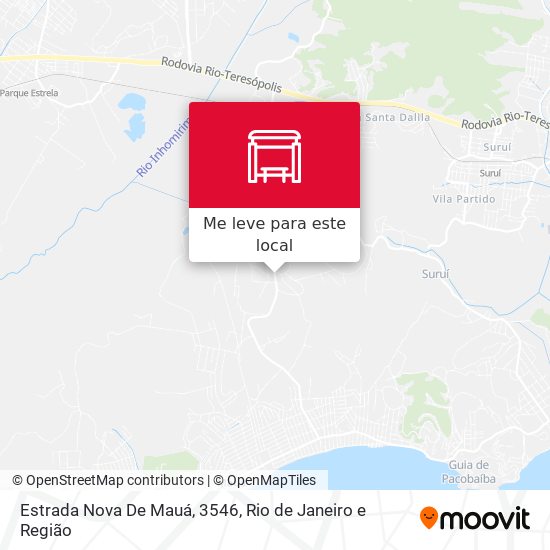 Estrada Nova De Mauá, 3546 mapa