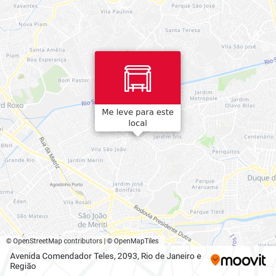 Avenida Comendador Teles, 2093 mapa