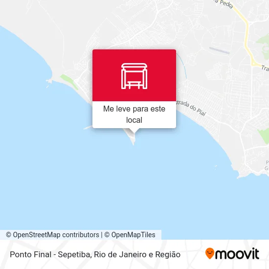 Ponto Final - Sepetiba mapa