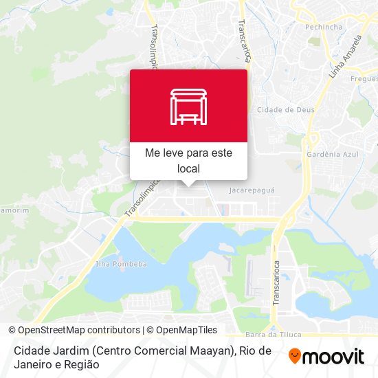Cidade Jardim (Centro Comercial Maayan) mapa