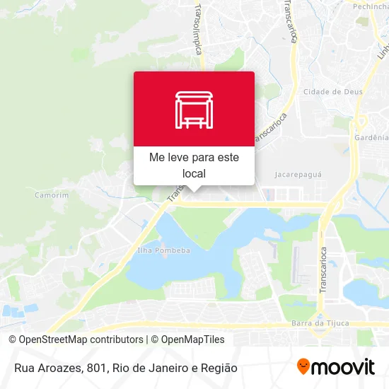 Rua Aroazes, 801 mapa