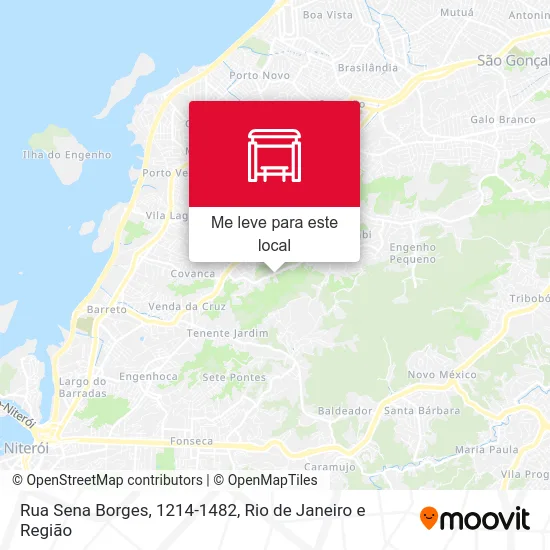 Rua Sena Borges, 1214-1482 mapa