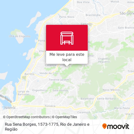 Rua Sena Borges, 1573-1775 mapa