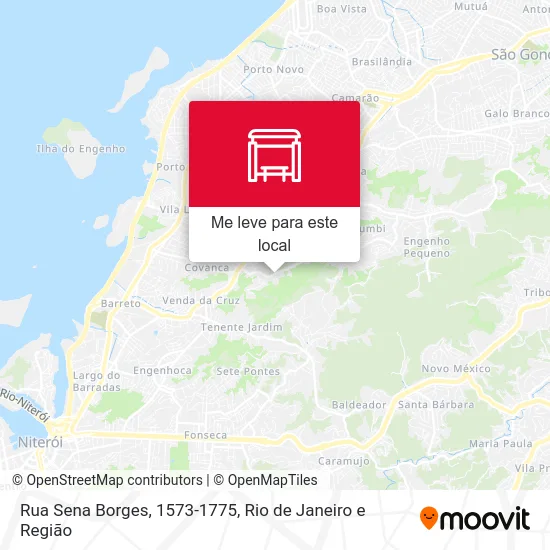 Rua Sena Borges, 1573-1775 mapa