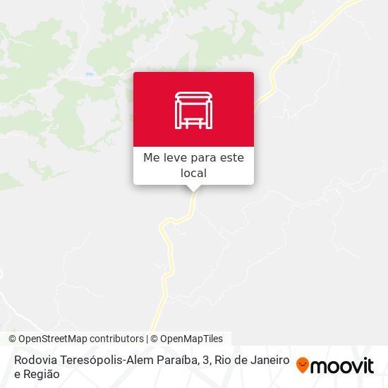 Rodovia Teresópolis-Alem Paraíba, 3 mapa