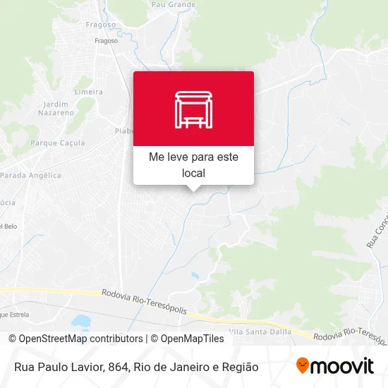 Rua Paulo Lavior, 864 mapa
