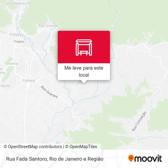 Rua Fada Santoro mapa