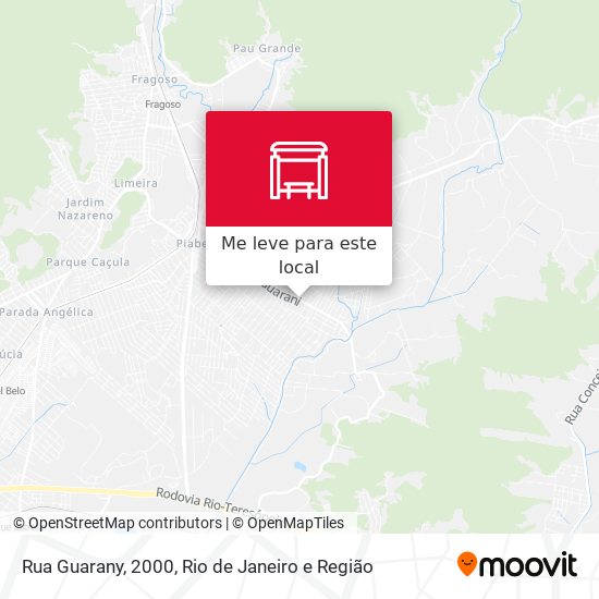 Rua Guarany, 2000 mapa