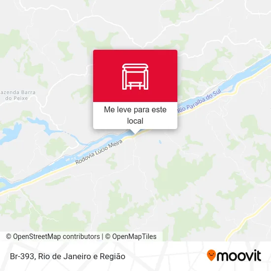 Br-393 mapa