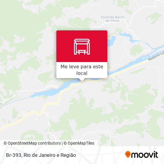 Br-393 mapa