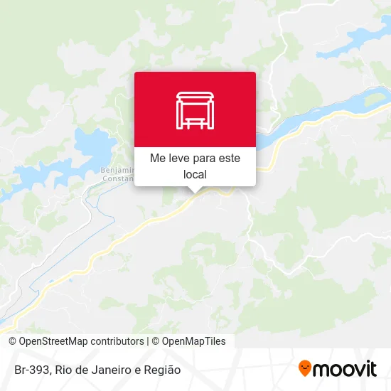 Br-393 mapa