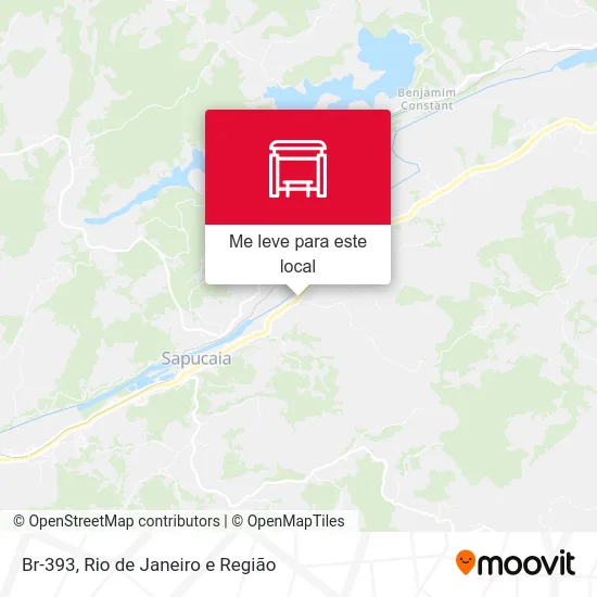 Br-393 mapa