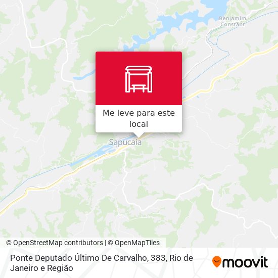 Ponte Deputado Último De Carvalho, 383 mapa