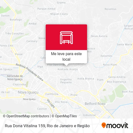 Rua Dona Vitalina 159 mapa