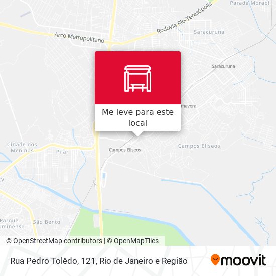 Rua Pedro Tolêdo, 121 mapa