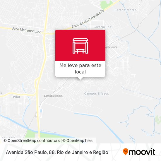 Avenida São Paulo, 88 mapa