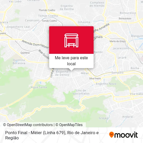 Ponto Final - Méier (Linha 679) mapa